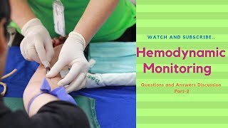 Hemodynamic Monitoring Part1 [upl. by Vidda]