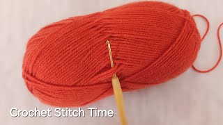 Favorite💯 Crochet Stitch Easy and Beautiful 💯Crochet for Beginners [upl. by Yrrol]