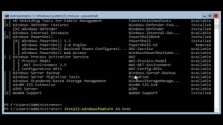 How to Install Windows Active Directory from PowerShell Command Line [upl. by Eolhc394]