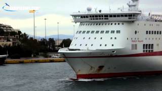 IKARUS PALACE  Arrival at Piraeus Port  MINOAN LINES [upl. by Vito]