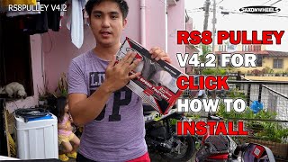 RS8 PULLEYSET V42 UNBOXING REVIEW AND INSTALL  HOW TO INSTALL RS8 PULLEY V42 [upl. by Hoshi]