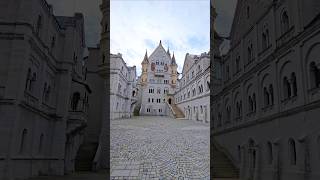 Neuschwanstein courtyard 😍🏰 neuschwanstein courtyard disneycastle [upl. by Cote790]