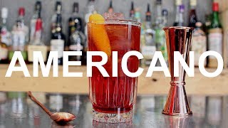 NEGRONI WEEK Americano Cocktail Recipe [upl. by Grodin]