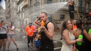 Fiesta del Agua 2016 en Vilagarcía de Arousa [upl. by Allie]