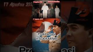 Pembacaan Teks ProkLamasi Ir Soekarno pendosahijrah [upl. by Senzer263]