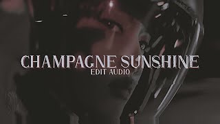 plvtinum  champagne amp sunshine  edit audio [upl. by Sahcnip]