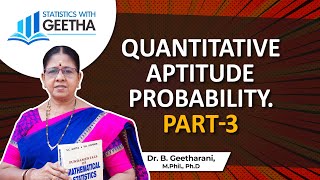 Quantitative Aptitude Probability Part 3 [upl. by Stead]