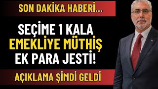 Seçime 1 kala 4A 4B 4C emeklisine MÜTHİŞ EK PARA jesti [upl. by Huberto]