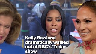 Kelly Rowland Showed Her AZZ STORMS Off Today Show Leaving Hoda Kotb Scrambling For CoHost [upl. by Haelak273]