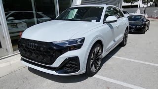 2024 Audi Q8 Review  The bestlooking suv on sale gets sweeter for 2024 [upl. by Ettenauq]