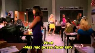 Glee Full Performance  Womanizer legendado [upl. by Adilem]