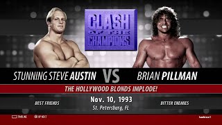 WWE 2K16 PS4 Steve Austin 316 Part 29 Steve Austin vs Brian Pillman Clash of the Champions [upl. by Morry]