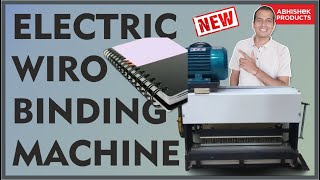 🔗 Heavy Duty Electric Wiro Binding Machine for Diaries amp Calendars  AbhishekIDcom [upl. by Nightingale]