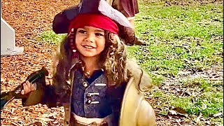 Vibes Farm baby Captain Jack sparrow sparring with dad Boynton Beach Pirate Fest Saturday [upl. by Laughlin]