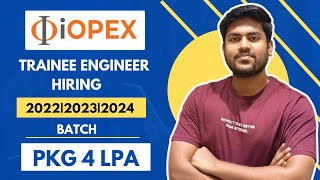 Iopex hiring 2024 trainee engineer  Iopex hiring 2022  2023  2024 batch  Iopex hring [upl. by Biddy421]