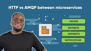 HTTP vs AMQP between microservices Why Message Queueing [upl. by Nohsyt]