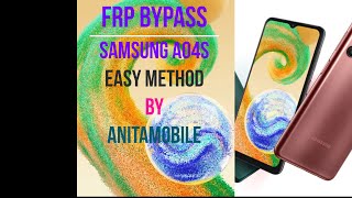 A04S A047F U4 Android 13 frp bypass easy method 🎁🎁🎁🚀🚀 [upl. by Jemmie]