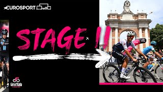 Impressive and messy sprint on stage 11  2022 Giro d’Italia  Stage 11 Highlights  Eurosport [upl. by Kirstin]