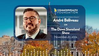 Sr Manager of Energy Policy André Béliveau joins the Dawn Stensland Show November 20 2024 [upl. by Recneps]