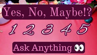 Yes No Maybe 🤯✨👀 Ask Anything Tarot Pick a Card Reading [upl. by Bethezel]