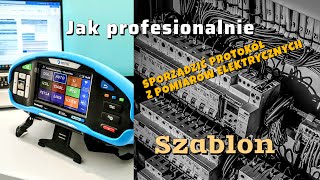 JAK SPORZĄDZIĆ PROTOKÓŁ Z POMIARÓW INSTALACJI ELEKTRYCZNEJ  SZABLON [upl. by Muhcon717]