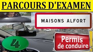 Examen Parcours Permis MaisonAlfort 4 [upl. by Gilmour674]