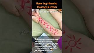 Home Leg Slimming Massage Methods legmassage slimmingmassage homemassage legcare legslimming [upl. by Diamond]