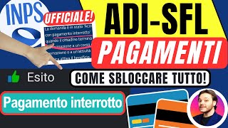 ULTIM’ORA INPS🔴 ADI  SFL 350€✅ PAGAMENTO INTERROTTO⚡️NUOVO ISEE  Nuovo SMS CARTE [upl. by Atiran]