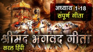 श्रीमद भगवद गीता सार अध्याय 1 से 18 सरल हिंदी  Shrimad Bhagwad Geeta Saar Adhyay 1 to18 HINDI [upl. by Wycoff]