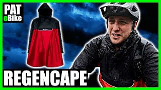 Wie gut ist ein Regencape fürs E Bike fahren  PAT [upl. by Noiramaj288]