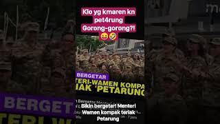 Bikin bergetar Menteri Wamen kompak teriak Petarung shorts prabowo akmilmagelang menteri [upl. by Eyde]