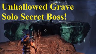 ESO Unhallowed Grave Solo Secret Boss [upl. by Dareg]