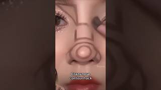 Crazy Nose Contour Technique ✨✅youtubeshorts shortsfeed contour makeuptutorial makeup trending [upl. by Schluter959]