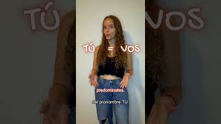 🌎¿Vienes a Latinoamérica Tip 4 TÚ y VOS VOSOTROS y USTEDES ¿qué se usa learnspanish tips [upl. by Dasie]