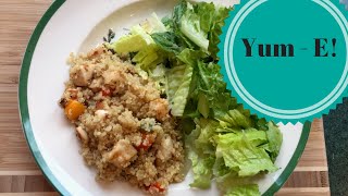 Quick amp Easy Quinoa Salad  THM E Meal [upl. by Odette]