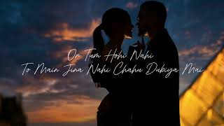 Anuv jain  JO TUM MERE HO Lyrics [upl. by Ahtelat452]