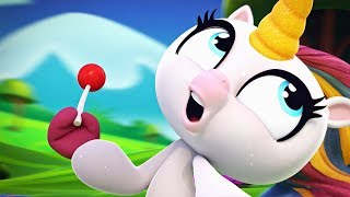 Fingerlings Tales  Gigi The Unicorn Wont Stop Eating Candy  Kids Cartoons [upl. by Noek239]