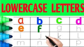 Learn Lowercase Alphabet Letters  Fun ABCs for Toddlers  Alphabet Song amp Phonics [upl. by Graf]