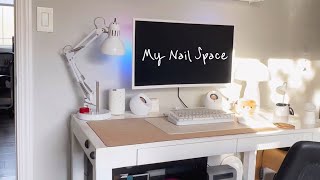 My Updated Nail Space [upl. by Veradia]