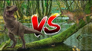 Dinosaur Fights Round 3 Match 1 T Rex vs Minmi [upl. by Igiul]