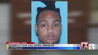 Search for escaped inmate in Fayetteville [upl. by Pond]