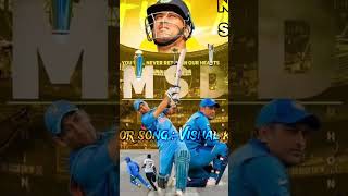 Msd new song Hindi ❣️mahi msd dhoni vishalkedar cricket csk [upl. by Beatrice]