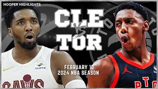 Cleveland Cavaliers vs Toronto Raptors Full Game Highlights  Feb 10  2024 NBA Season [upl. by Prudie334]