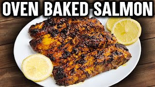 Easy OvenBaked Salmon Recipe  Healthy Flavorful and Ready in 20 Minutes [upl. by Pallas]