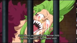 One Piece Funny Moments Bartolomeo Very Funny Face When Crying [upl. by Ahsinod]