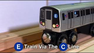 Munipals MTA R160 E Train To 168th Street amp M Train Via C Line  Subway Mini Clip Trainman6000 [upl. by Mcfarland]