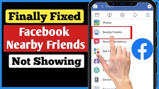 How To Fix Facebook Nearby Friends Option Not Showing 2024  Nearby Friends Facebook Not Working [upl. by Waylen626]