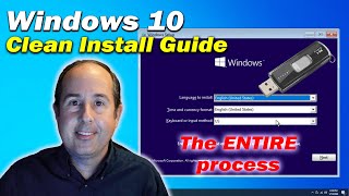 Windows 10 Clean Install Guide  The ENTIRE process  How to Install Windows 10 [upl. by Lathrope728]