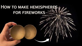 How To Make Paper Hemispheres For Fireworks [upl. by Pahl]