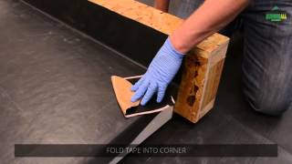 How to Install a Rubber Flat Roof  Part 4  Upstands and Wall Flashing Details [upl. by Tybie40]